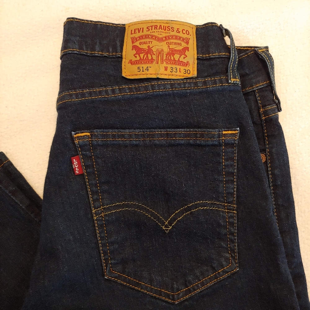 33x30 Levi's 514 straight fit men's jeans